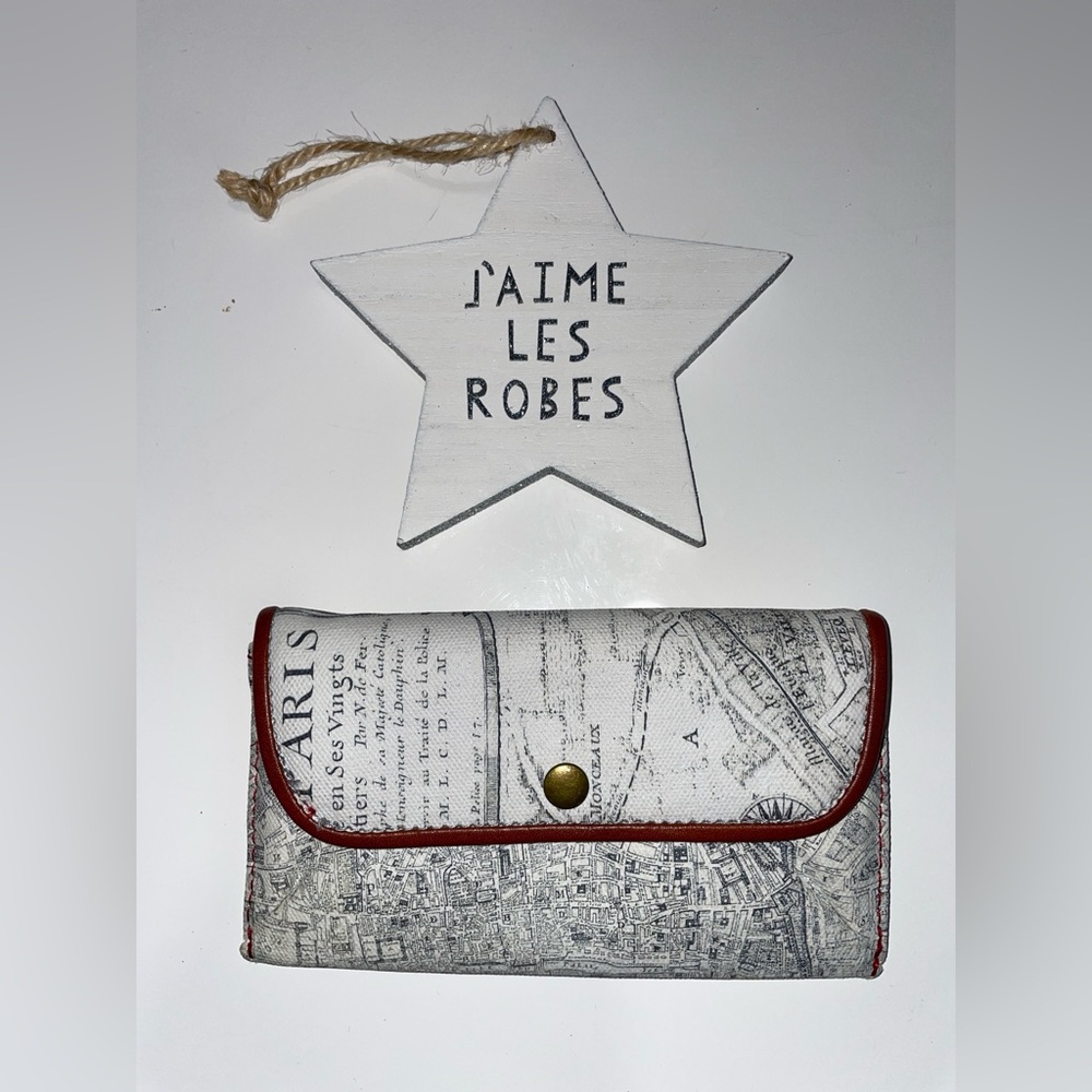 Moulinette Soeurs White Paris, FR Map Mini Bag